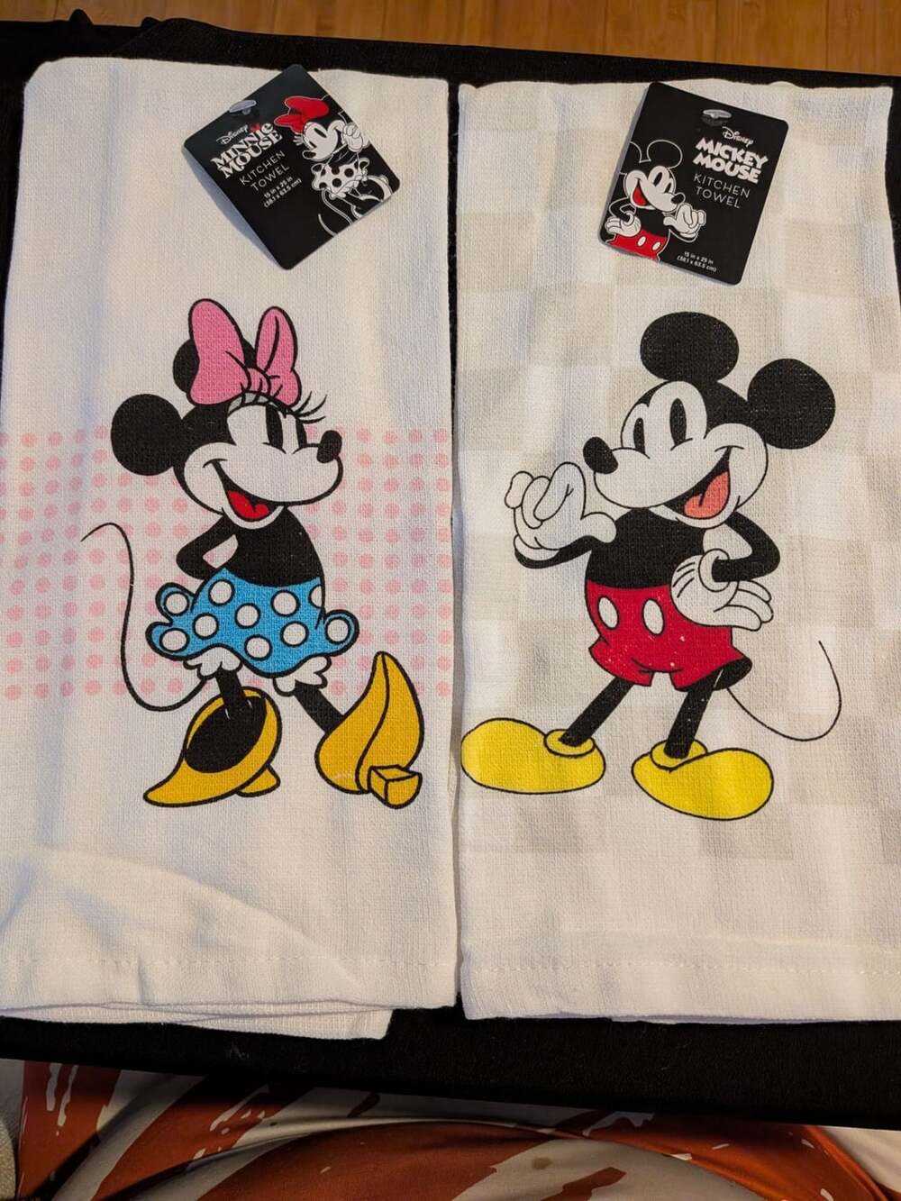 Disney Mickey and Minnie Mouse Kitchen Towel Set of 2
